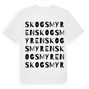 Skogsmyren ordlek t-shirt – ekologisk bomull t-shirt från PinShirt