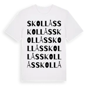 Skollås ordlek t-shirt – ekologisk bomull t-shirt från Pinshirt