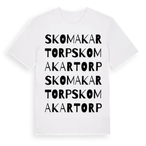 Skomakartorp ordlek t-shirt – ekologisk bomull t-shirt från Pinshirt