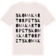 Vintage White t-shirt med Skomakartorpet ordlek t-shirt