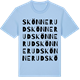 Blue Soul t-shirt med Skönnerud ordlek t-shirt