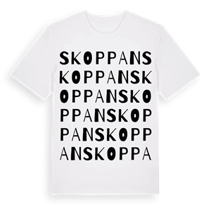 Skoppan ordlek t-shirt – ekologisk bomull t-shirt från Pinshirt