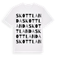 Skottlanda ordlek t-shirt