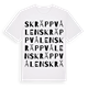 Skräppvålen ordlek t-shirt