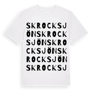 Skrocksjön ordlek t-shirt – ekologisk bomull t-shirt från Pinshirt