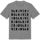 Mid Heather Gray t-shirt med Skruverud ordlek t-shirt