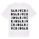 Skruverud ordlek t-shirt