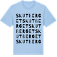Blue Soul t-shirt med Skutberget ordlek t-shirt
