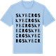 Blue Soul t-shirt med Skyberg ordlek t-shirt