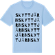Blue Soul t-shirt med Skyttjärn ordlek t-shirt