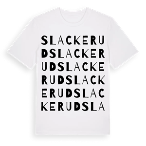 Slackerud ordlek t-shirt – ekologisk bomull t-shirt från Pinshirt