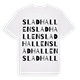 Sladhallen ordlek t-shirt