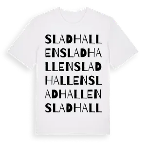 Sladhallen ordlek t-shirt – ekologisk bomull t-shirt från Pinshirt