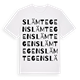 Slämtegen ordlek t-shirt