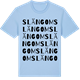 Blue Soul t-shirt med Slängom ordlek t-shirt