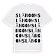 Slängom ordlek t-shirt