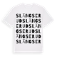 Slängserud ordlek t-shirt