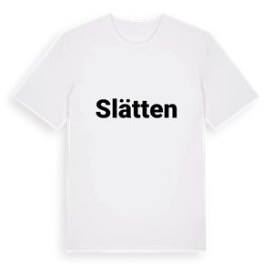 Slätten fetstil t-shirt – ekologisk bomull t-shirt från PinShirt