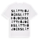 Slåtthöjden ordlek t-shirt