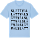 Blue Soul t-shirt med Slättvål ordlek t-shirt