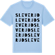 Blue Soul t-shirt med Sleverud ordlek t-shirt