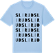 Blue Soul t-shirt med Slirud ordlek t-shirt