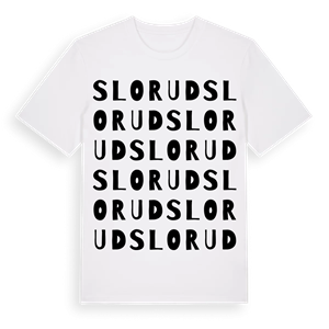 Slorud ordlek t-shirt – ekologisk bomull t-shirt från PinShirt