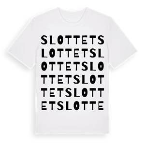 Slottet ordlek t-shirt – ekologisk bomull t-shirt från PinShirt