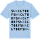 Blue Soul t-shirt med Smacktorp ordlek t-shirt