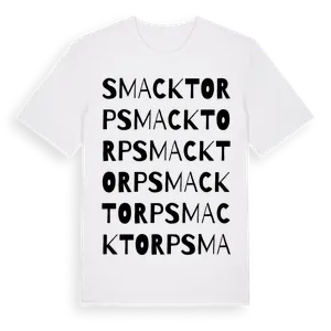 Smacktorp ordlek t-shirt – ekologisk bomull t-shirt från Pinshirt