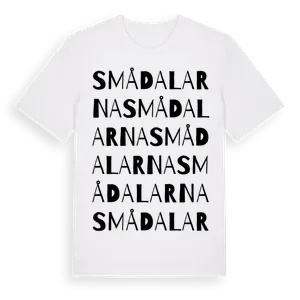 Smådalarna ordlek t-shirt – ekologisk bomull t-shirt från Pinshirt