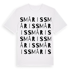 Småris ordlek t-shirt – ekologisk bomull t-shirt från PinShirt