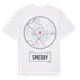 White t-shirt med Smedby t-shirt