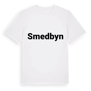 Smedbyn fetstil t-shirt – ekologisk bomull t-shirt från Pinshirt