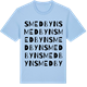 Blue Soul t-shirt med Smedbyn ordlek t-shirt