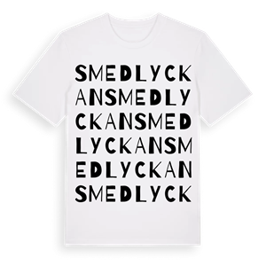 Smedlyckan ordlek t-shirt – ekologisk bomull t-shirt från PinShirt