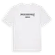 White t-shirt med Smedserudshaget i Sverige t-shirt