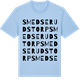 Blue Soul t-shirt med Smedserudstorp ordlek t-shirt