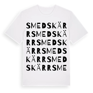 Smedskärr ordlek t-shirt – ekologisk bomull t-shirt från PinShirt