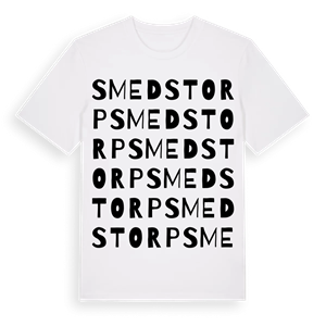 Smedstorp ordlek t-shirt – ekologisk bomull t-shirt från PinShirt