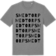 Mid Heather Gray t-shirt med Smedtorp ordlek t-shirt