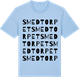 Blue Soul t-shirt med Smedtorpet ordlek t-shirt