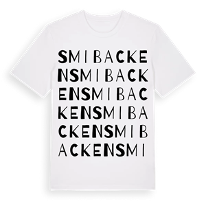 Smibacken ordlek t-shirt – ekologisk bomull t-shirt från Pinshirt