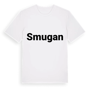Smugan fetstil t-shirt – ekologisk bomull t-shirt från PinShirt
