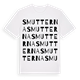 White t-shirt med Smutterna ordlek t-shirt