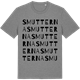 Mid Heather Gray t-shirt med Smutterna ordlek t-shirt