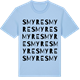 Blue Soul t-shirt med Smyre ordlek t-shirt
