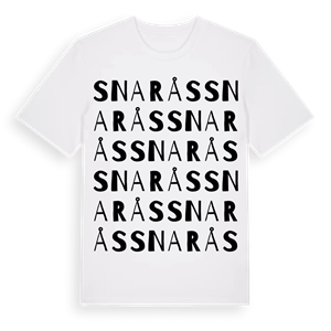 Snarås ordlek t-shirt – ekologisk bomull t-shirt från PinShirt