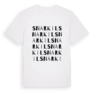 Snarkil ordlek t-shirt – ekologisk bomull t-shirt från PinShirt