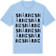 Blue Soul t-shirt med Snårne ordlek t-shirt